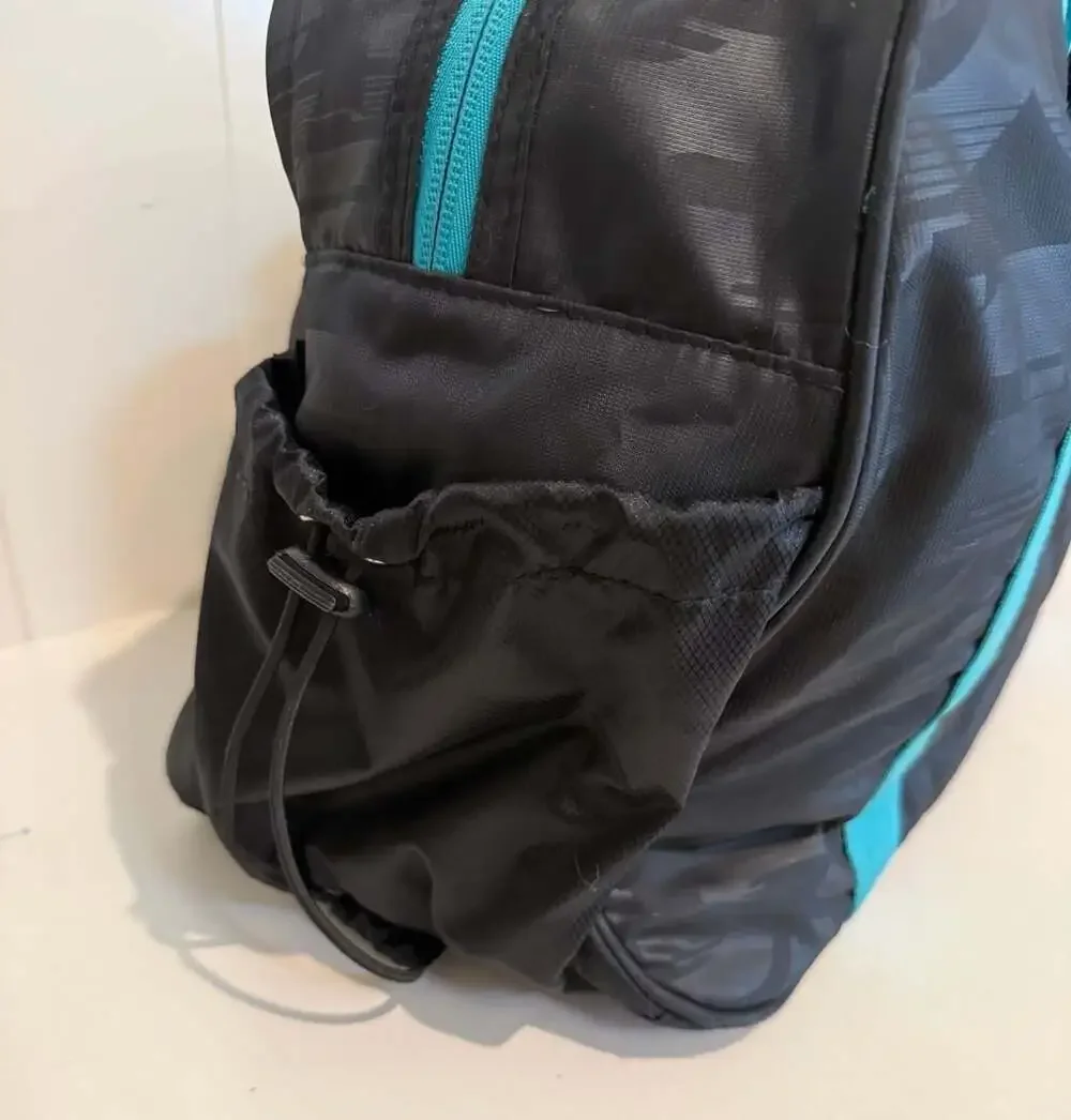 Oakley Gym Duffle Bag Black and Teal